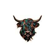 Heilan Coo Enamel Pin Badge