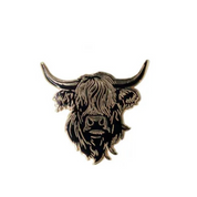 Heilan Coo Enamel Pin Badge